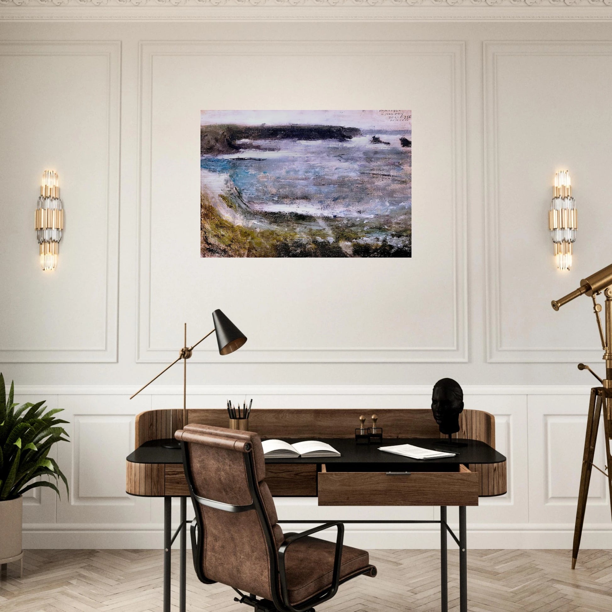 BELLE ISLE TEMPETE 1896 - Henri Matisse Brushed Aluminum Print - 70x100 cm / 28x40 inches | Henri Matisse Aluminum Print | Henri Matisse Prints