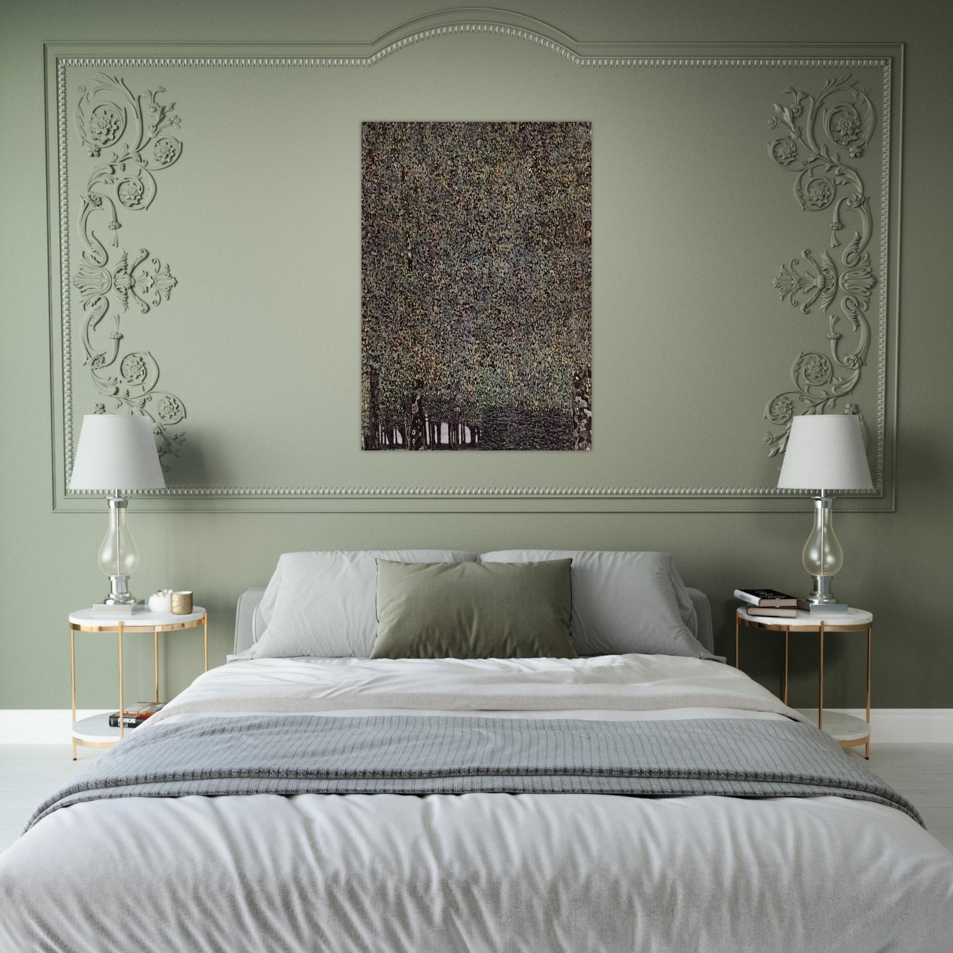 PARK 1910 - Gustav Klimt Brushed Aluminum Print - 70x100 cm / 28x40 inches | Gustav Klimt Aluminum Print | Gustav Klimt Prints