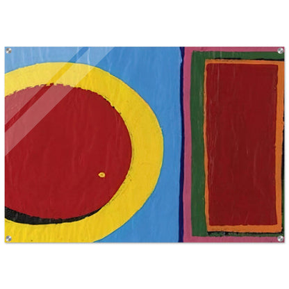 Composition - Al Held Acrylic Print - 70x100 cm / 28x40″ inches