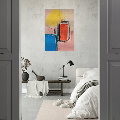 Composition No. 1 - Hans Hofmann Brushed Aluminum Print - 70x100 cm / 28x40 inches | Hans Hofmann Aluminum Print | Hans Hofmann Prints