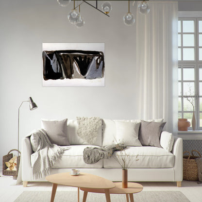Grise nuit - 1975 - Bram van Velde Brushed Aluminum Print - 70x100 cm / 28x40 inches | Bram van Velde Aluminum Print | Bram van Velde Prints