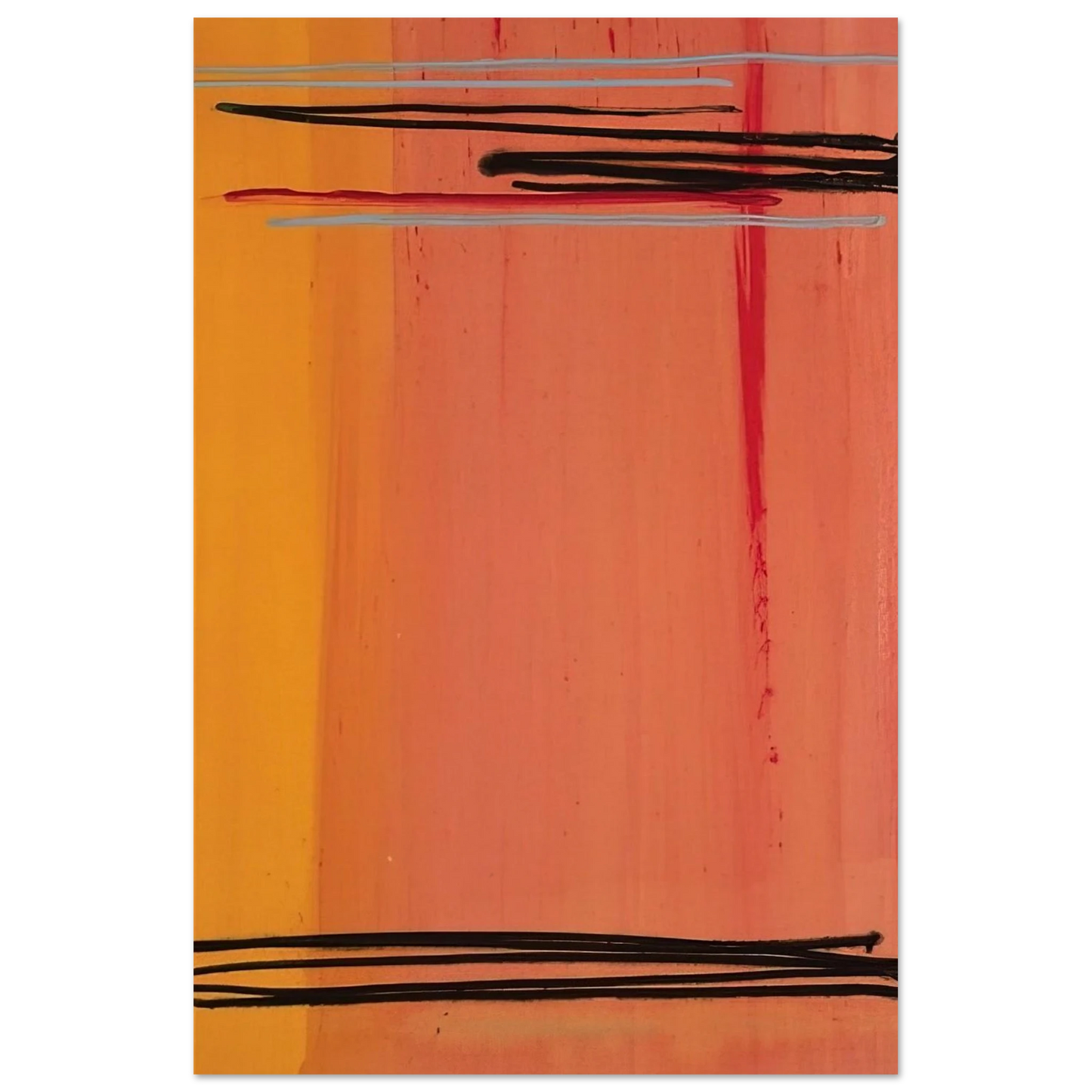 Caxambus - Color Field Painting - Larry Zox Art Prints - 100x150 cm / 40x60″ inches | Larry Zox Poster | Larry Zox Prints