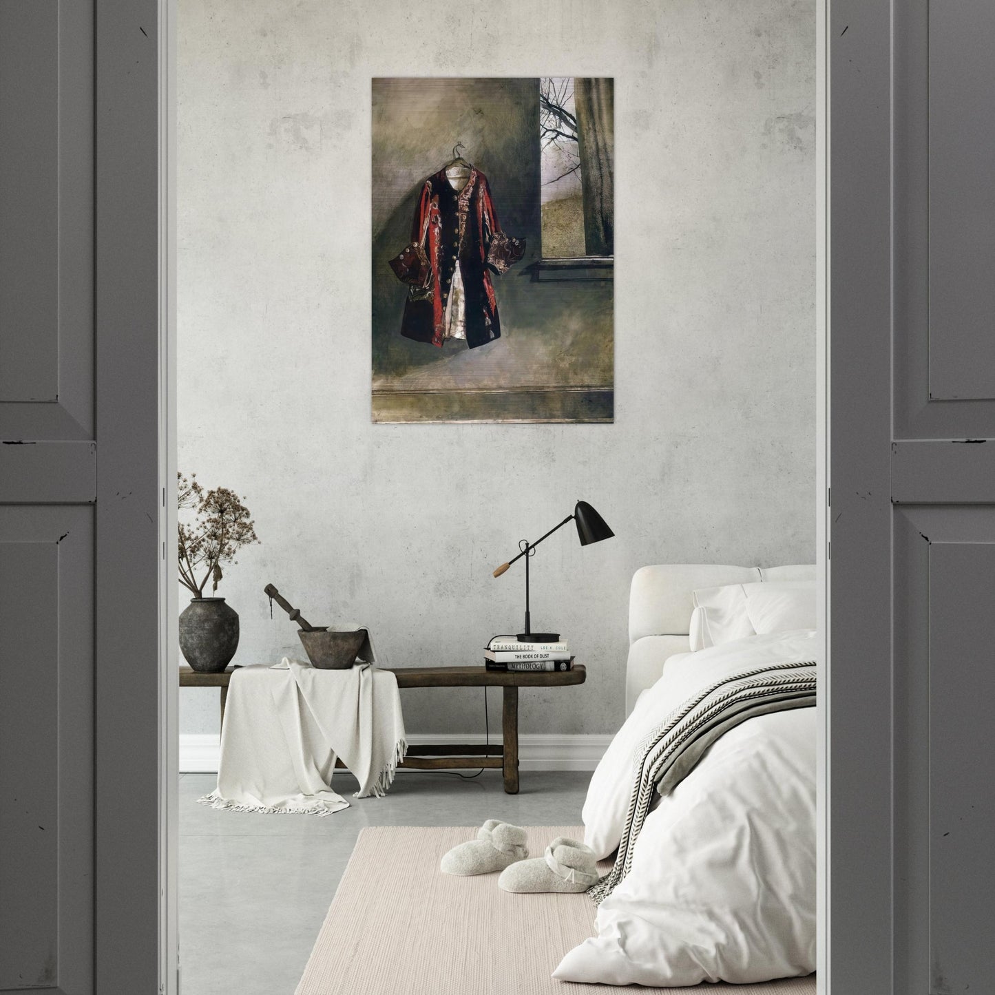 CURTAIN CALL - Andrew Wyeth Brushed Aluminum Print - 70x100 cm / 28x40 inches | Andrew Wyeth Aluminum Print | Andrew Wyeth Prints