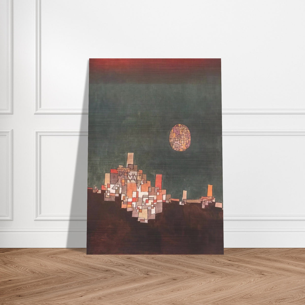 CHOSEN SITE 1940 - Paul Klee Brushed Aluminum Print - 70x100 cm / 28x40 inches | Paul Klee Aluminum Print | Paul Klee Prints