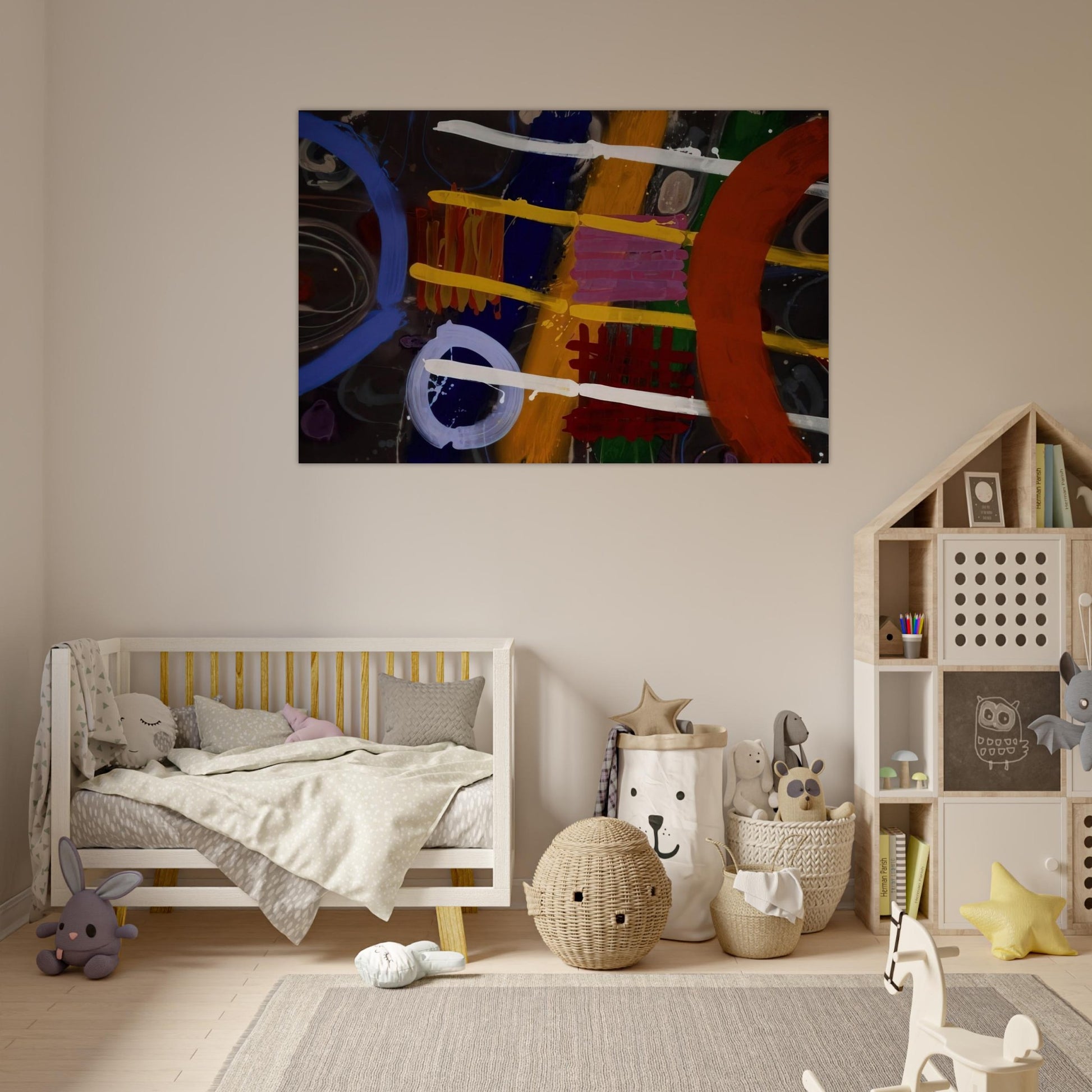 Buchanan - 1987 - Albert Irvin Art Prints - 100x150 cm / 40x60″ inches | Albert Irvin Poster | Albert Irvin Prints