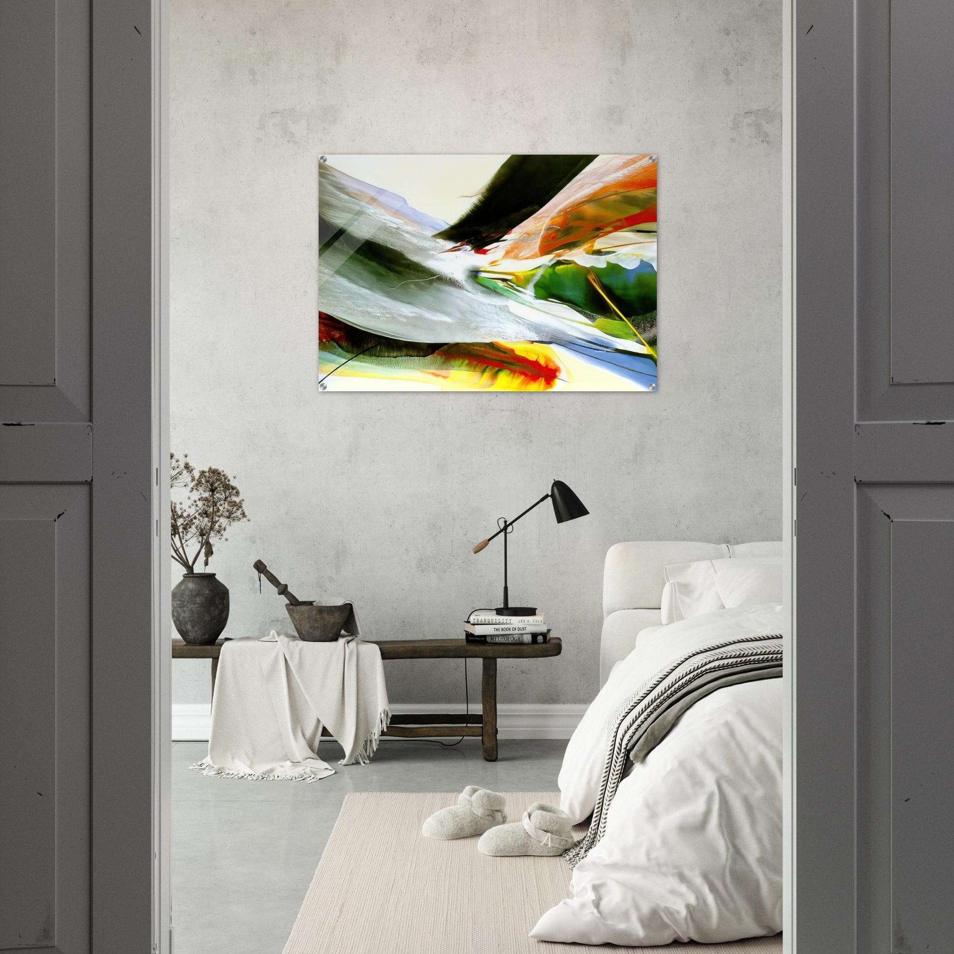 Side of St. George - Paul Jenkins Acrylic Print - 70x100 cm / 28x40″ inches