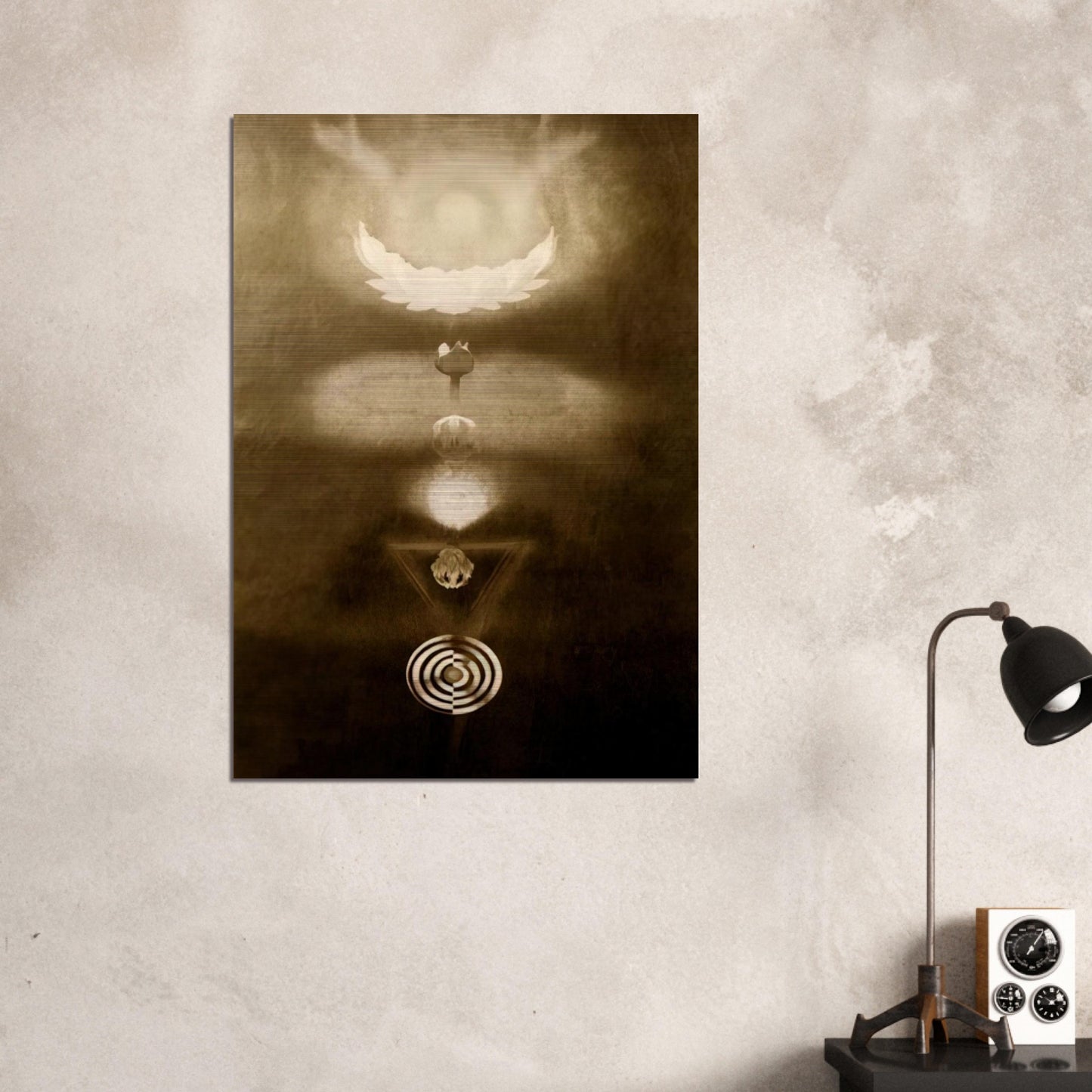 Kundalini - Expressionism - Morris Graves Brushed Aluminum Print - 70x100 cm / 28x40 inches | Morris Graves Aluminum Print | Morris Graves Prints