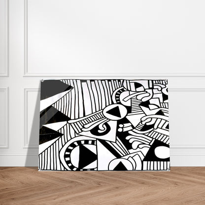 UNTITLED 1978 1 - Keith Haring Acrylic Print - 70x100 cm / 28x40″ inches