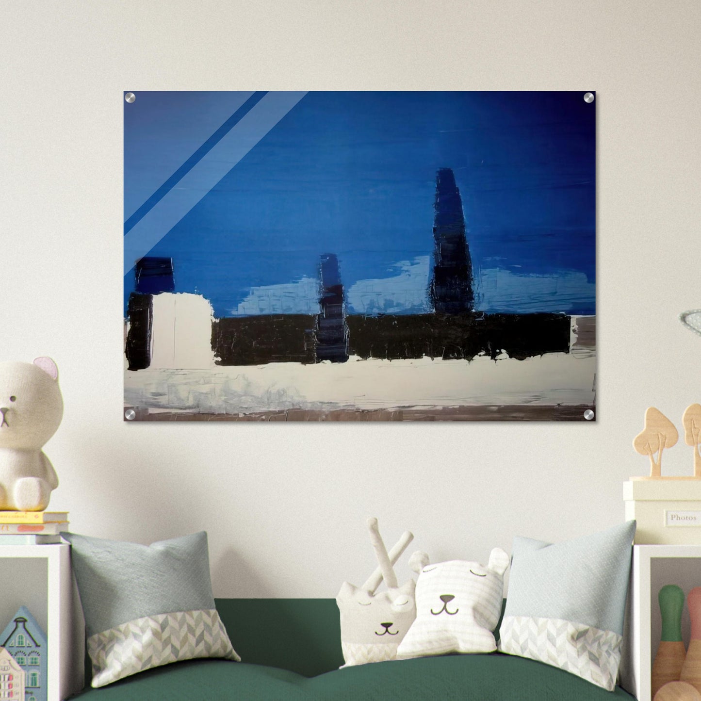 Fiesole - 1953 - Nicolas de Stael Acrylic Print - 70x100 cm / 28x40″ inches