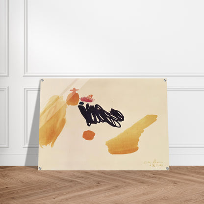 18.9.56 - 1956 - Julius Bissier Acrylic Print - 70x100 cm / 28x40″ inches | Julius Bissier Wall Art | Julius Bissier Prints