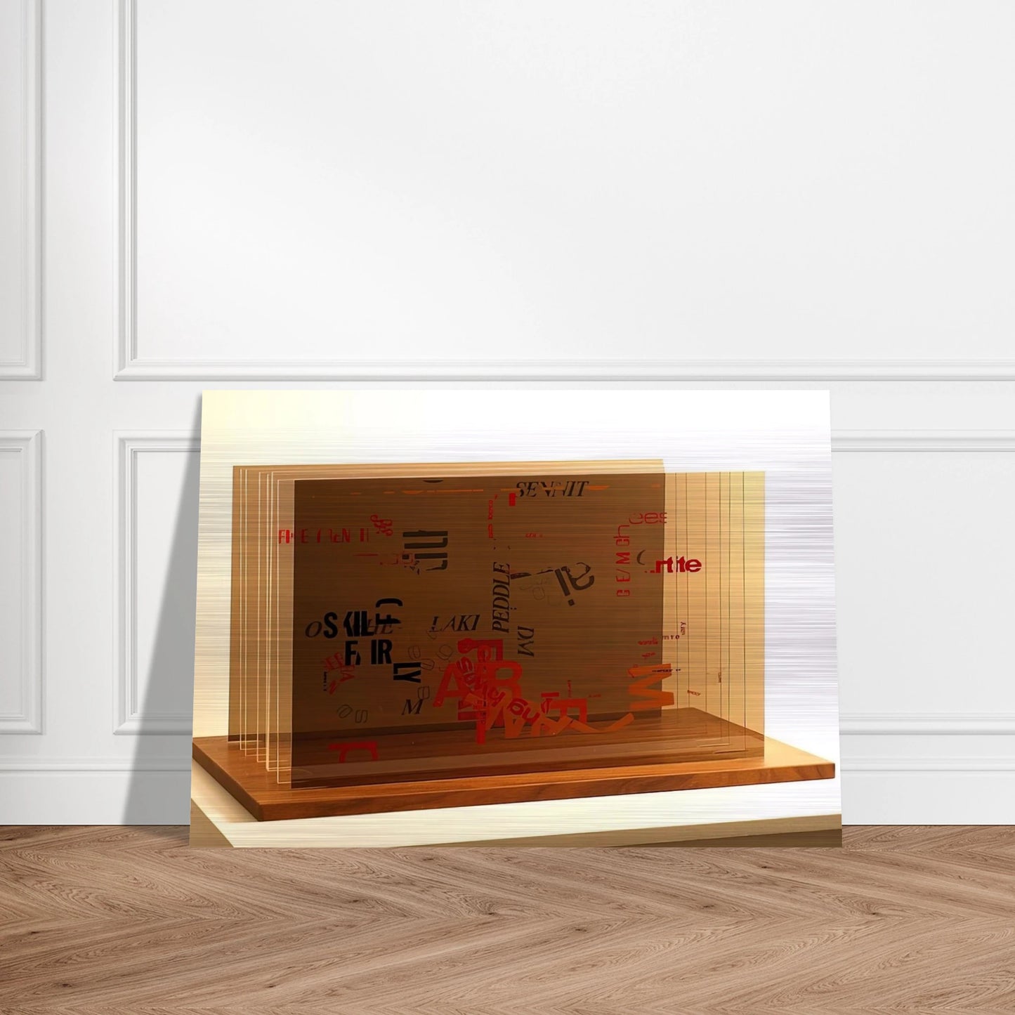 Not Wanting To Say Anything About Marcel, II - 1969 - John Cage Brushed Aluminum Print - 70x100 cm / 28x40 inches | John Cage Aluminum Print | John Cage Prints