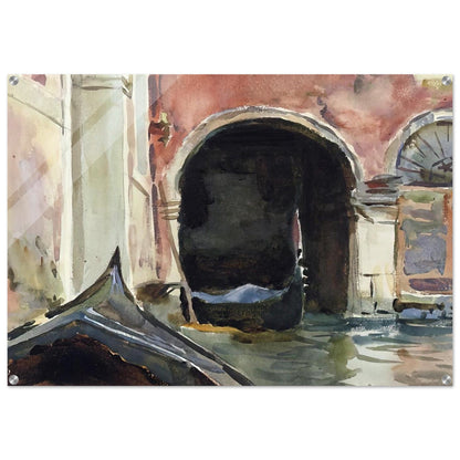 Venetian Canal - John Singer Sargent Acrylic Print - 70x100 cm / 28x40″ inches