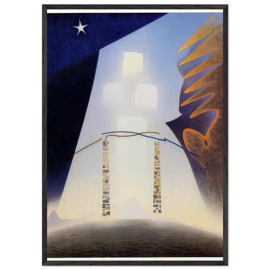 Future - 1943 - Agnes Lawrence Pelton 70x100 cm / 28x40 inches Framed Art Print – Black Wooden Frame