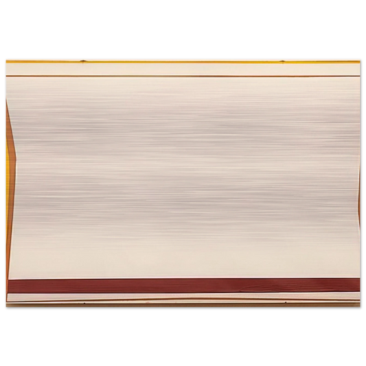 White 7 - 1963 - Larry Zox Brushed Aluminum Print - 70x100 cm / 28x40 inches | Larry Zox Aluminum Print | Larry Zox Prints