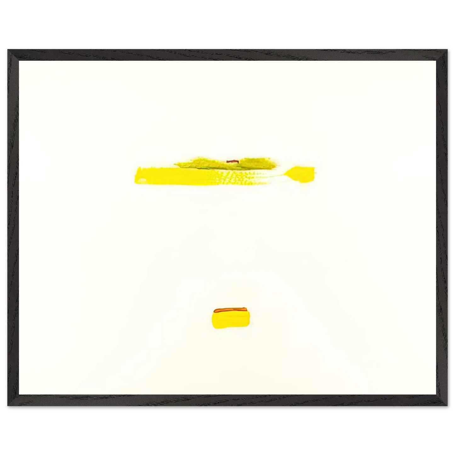 Helen Frankenthaler - New York III - 1972 Wall art - 21x29.7 cm / 8x12" - Premium Wooden Framed Poster With Fine Art Paper-canvas - Black frame
