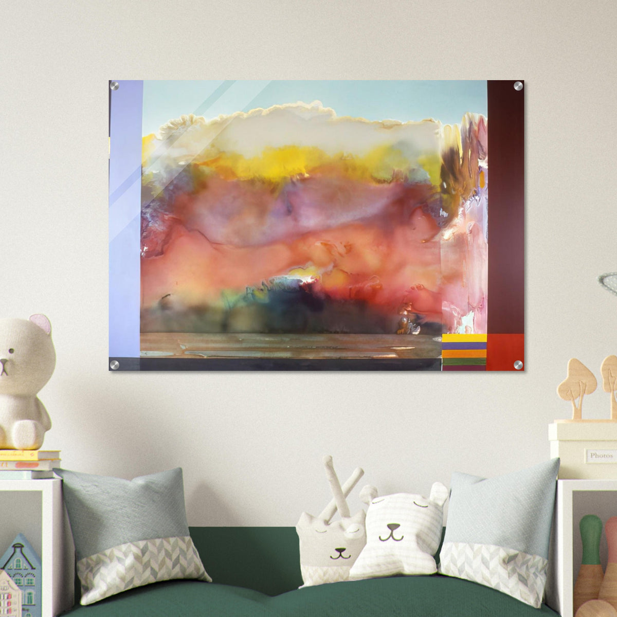 Rite of Spring - 1985 - Ronnie Landfield Acrylic Print - 70x100 cm / 28x40″ inches