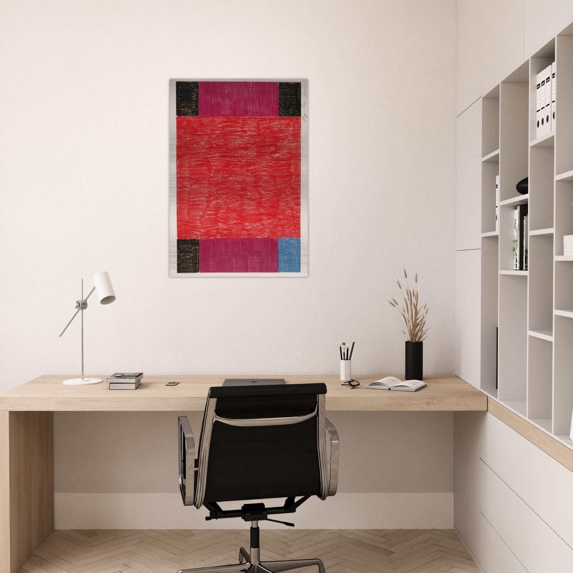 Drawing - 1985 - Lygia Pape Brushed Aluminum Print - 70x100 cm / 28x40 inches | Lygia Pape Aluminum Print | Lygia Pape Prints