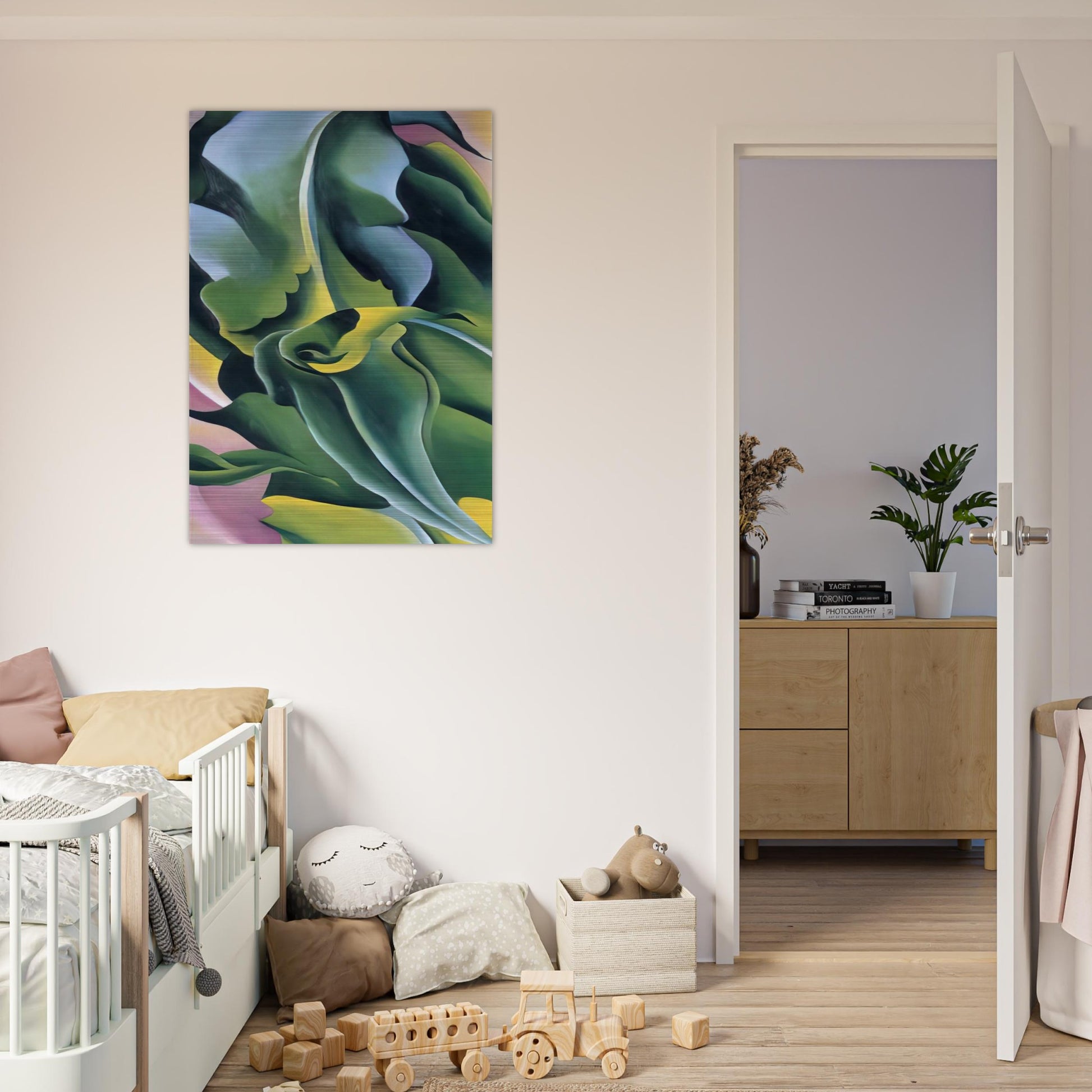 Corn No. 2 - Georgia O'Keeffe Brushed Aluminum Print - 70x100 cm / 28x40 inches | Georgia O'Keeffe Aluminum Print | Georgia O'Keeffe Prints
