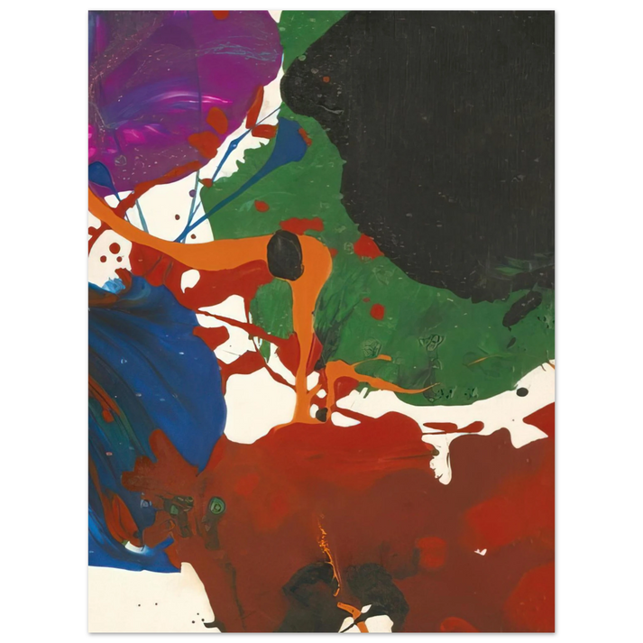 Sam Francis - Untitled  Los Angeles   75x100 cm / 30x40inches Fine Art Poster