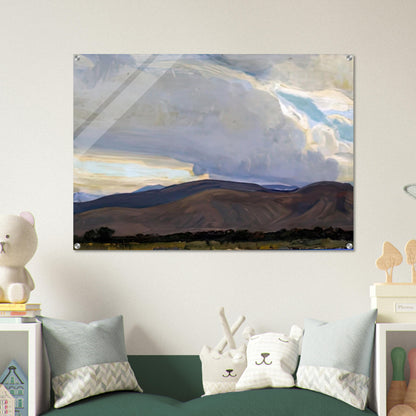 STORM FROM THE SIERRA 1937 - Maynard Dixon Acrylic Print - 70x100 cm / 28x40″ inches
