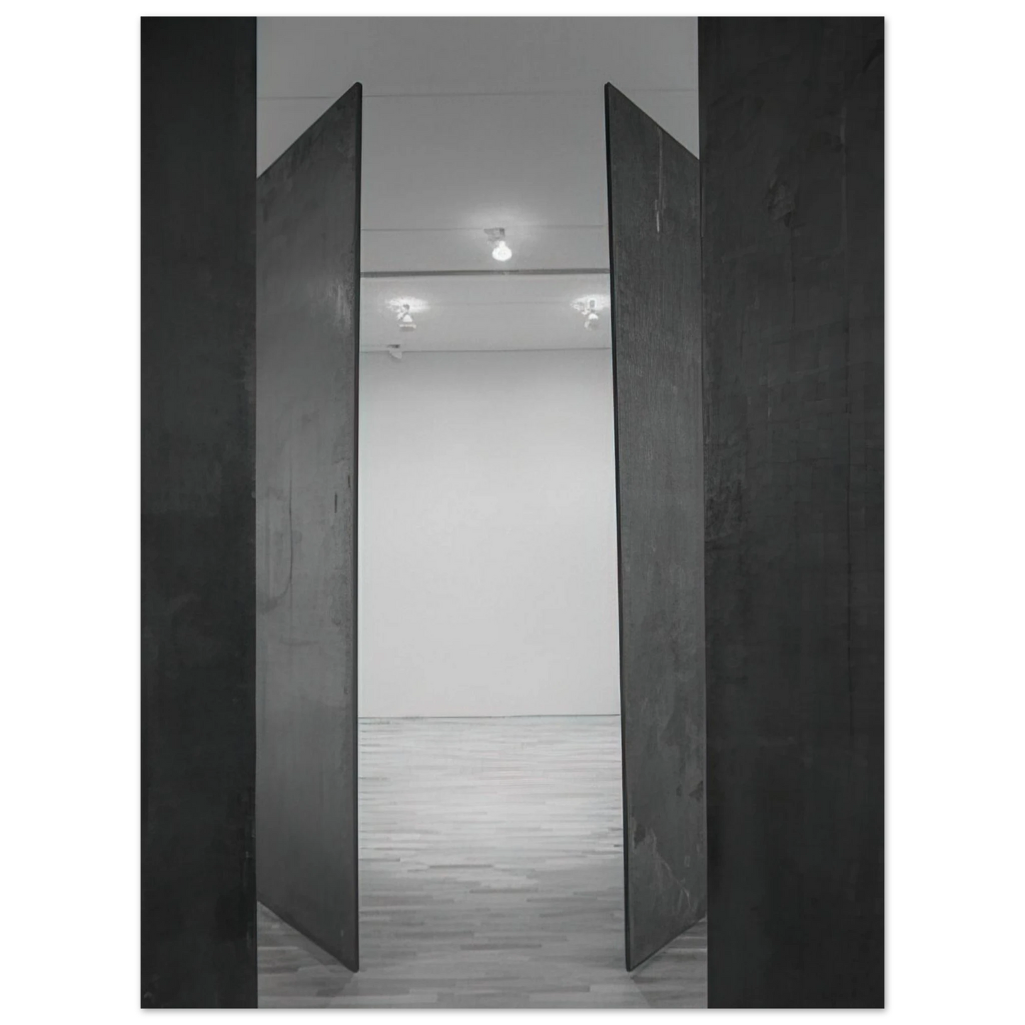 Richard Serra - CIRCUIT II 1972  75x100 cm / 30x40inches Fine Art Poster