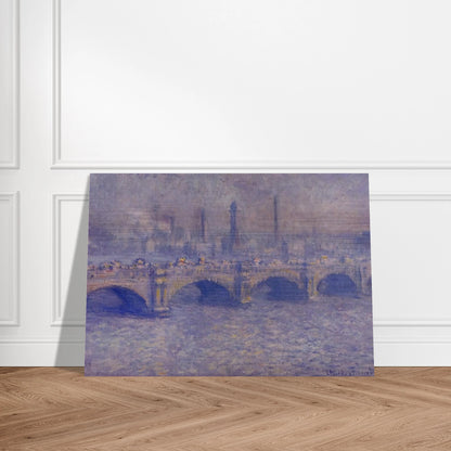 Waterloo Bridge, Sunlight Effect - claude monet Brushed Aluminum Print - 70x100 cm / 28x40 inches | claude monet Aluminum Print | claude monet Prints