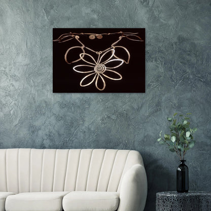 FLOWER NECKLACE 1938 - Alexander Calder Brushed Aluminum Print - 70x100 cm / 28x40 inches | Alexander Calder Aluminum Print | Alexander Calder Prints
