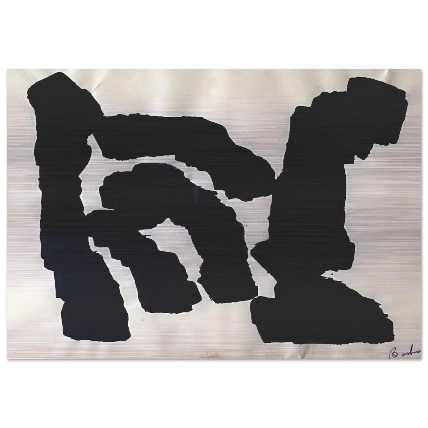 Untitled - Marcel Barbeau Brushed Aluminum Print - 70x100 cm / 28x40 inches | Marcel Barbeau Aluminum Print | Marcel Barbeau Prints