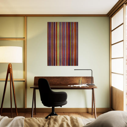 Untitled - 1964 - Gene Davis Brushed Aluminum Print - 70x100 cm / 28x40 inches | Gene Davis Aluminum Print | Gene Davis Prints
