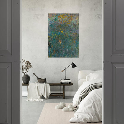 HYDROGEN 1961 - Milton Resnick Brushed Aluminum Print - 70x100 cm / 28x40 inches | Milton Resnick Aluminum Print | Milton Resnick Prints
