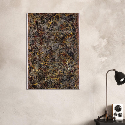 NUMBER 5 1948 1 - Jackson Pollock Brushed Aluminum Print - 70x100 cm / 28x40 inches | Jackson Pollock Aluminum Print | Jackson Pollock Prints