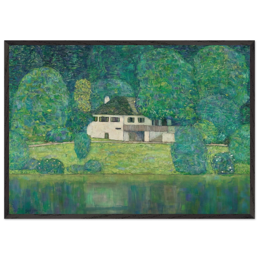 Untitled N22 - Gustav Klimt 70x100 cm / 28x40 inches Framed Art Print – Black Wooden Frame