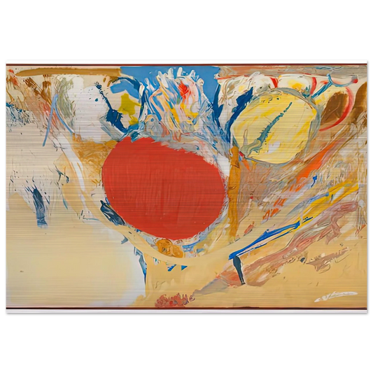 Break Through, 1956- - Helen Frankenthaler Brushed Aluminum Print - 70x100 cm / 28x40 inches | Helen Frankenthaler Aluminum Print | Helen Frankenthaler Prints