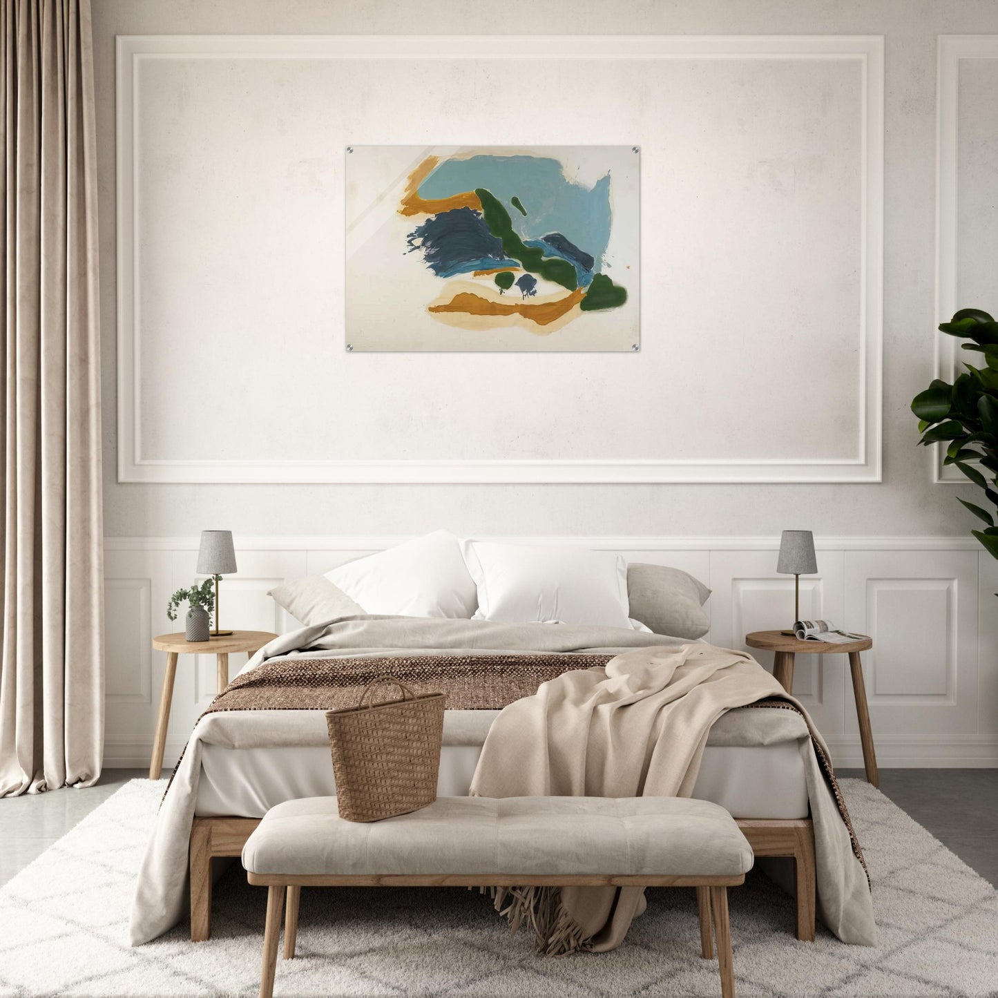Tuscany - 1963 - Helen Frankenthaler Acrylic Print - 70x100 cm / 28x40″ inches | Helen Frankenthaler Wall Art | Helen Frankenthaler Prints