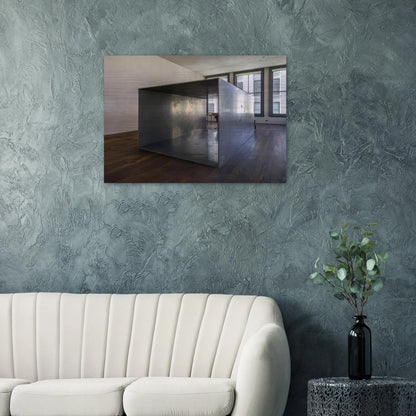 Untitled 101 Spring Street - 1969 - Donald Judd Brushed Aluminum Print - 70x100 cm / 28x40 inches | Donald Judd Aluminum Print | Donald Judd Prints