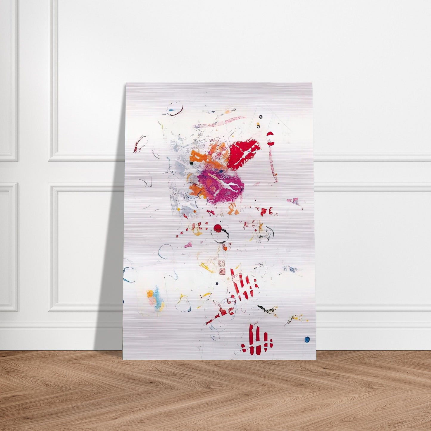 UNTITLED 1 - Alighiero Boetti Brushed Aluminum Print - 70x100 cm / 28x40 inches | Alighiero Boetti Aluminum Print | Alighiero Boetti Prints