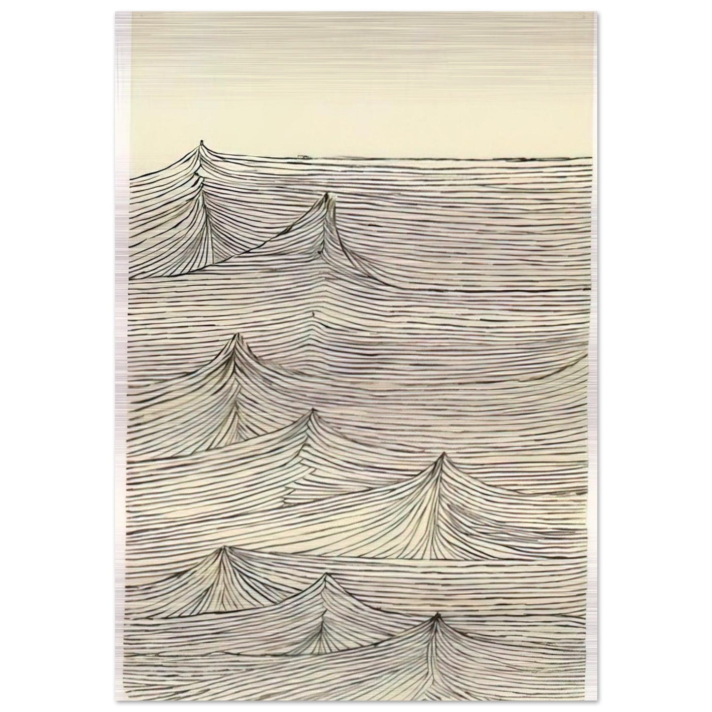 UNTITLED 2 - Louise Bourgeois Brushed Aluminum Print - 70x100 cm / 28x40 inches | Louise Bourgeois Aluminum Print | Louise Bourgeois Prints