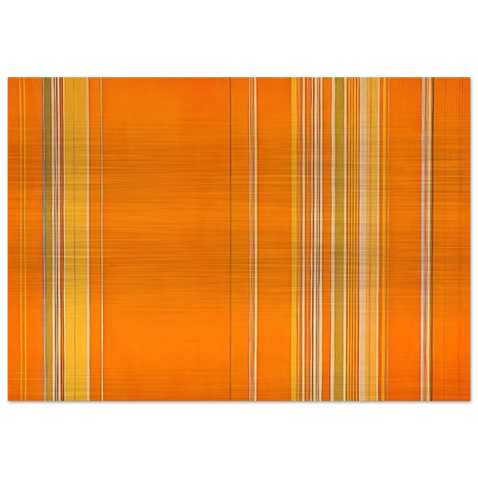 Solar Diary Needle Park - 1972 - Gene Davis Brushed Aluminum Print - 70x100 cm / 28x40 inches | Gene Davis Aluminum Print | Gene Davis Prints