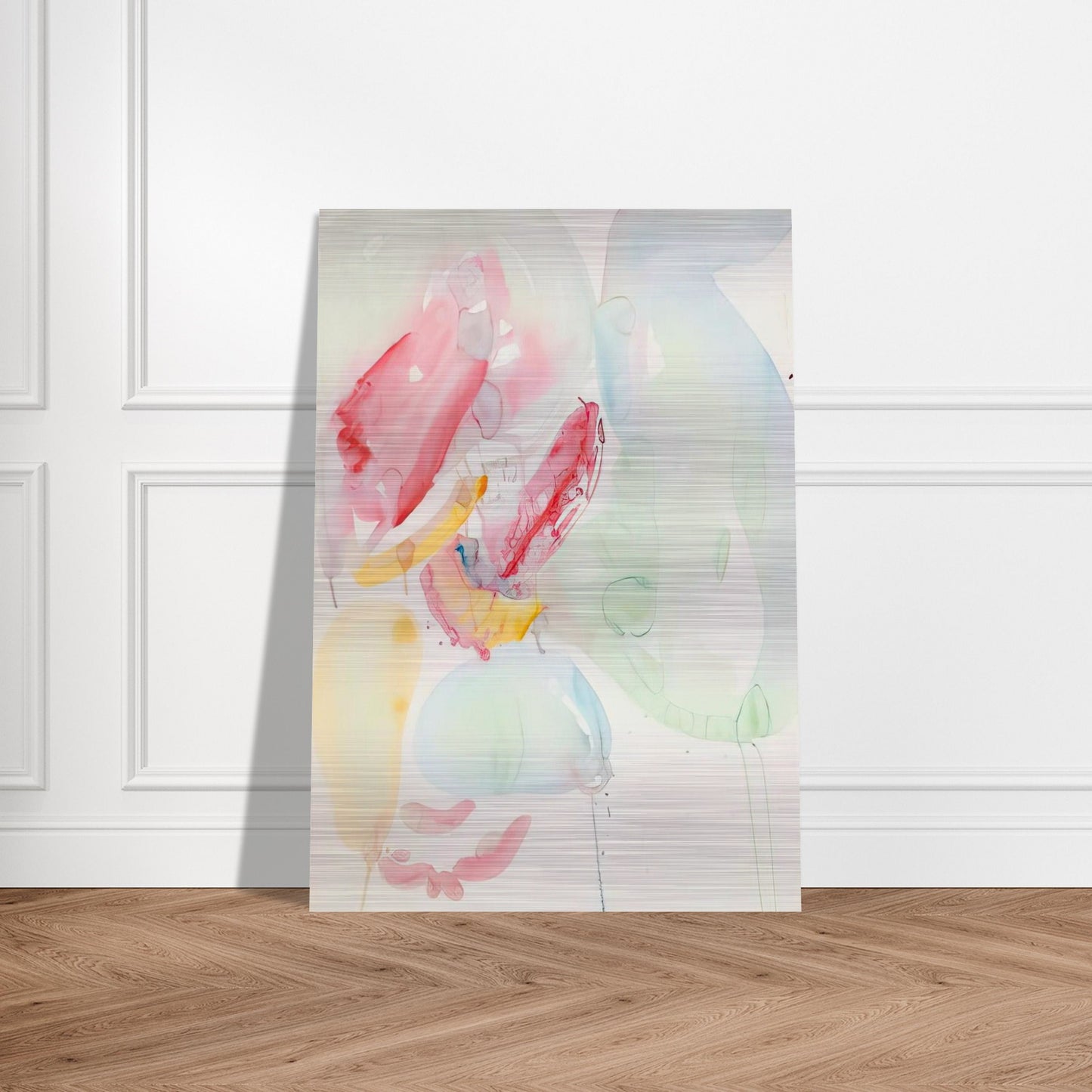 Sketch - Sam Francis Brushed Aluminum Print - 70x100 cm / 28x40 inches | Sam Francis Aluminum Print | Sam Francis Prints