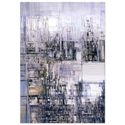 New Amsterdam II - 1970 - Maria Helena Vieira da Silva Brushed Aluminum Print - 70x100 cm / 28x40 inches | Maria Helena Vieira da Silva Aluminum Print | Maria Helena Vieira da Silva Prints