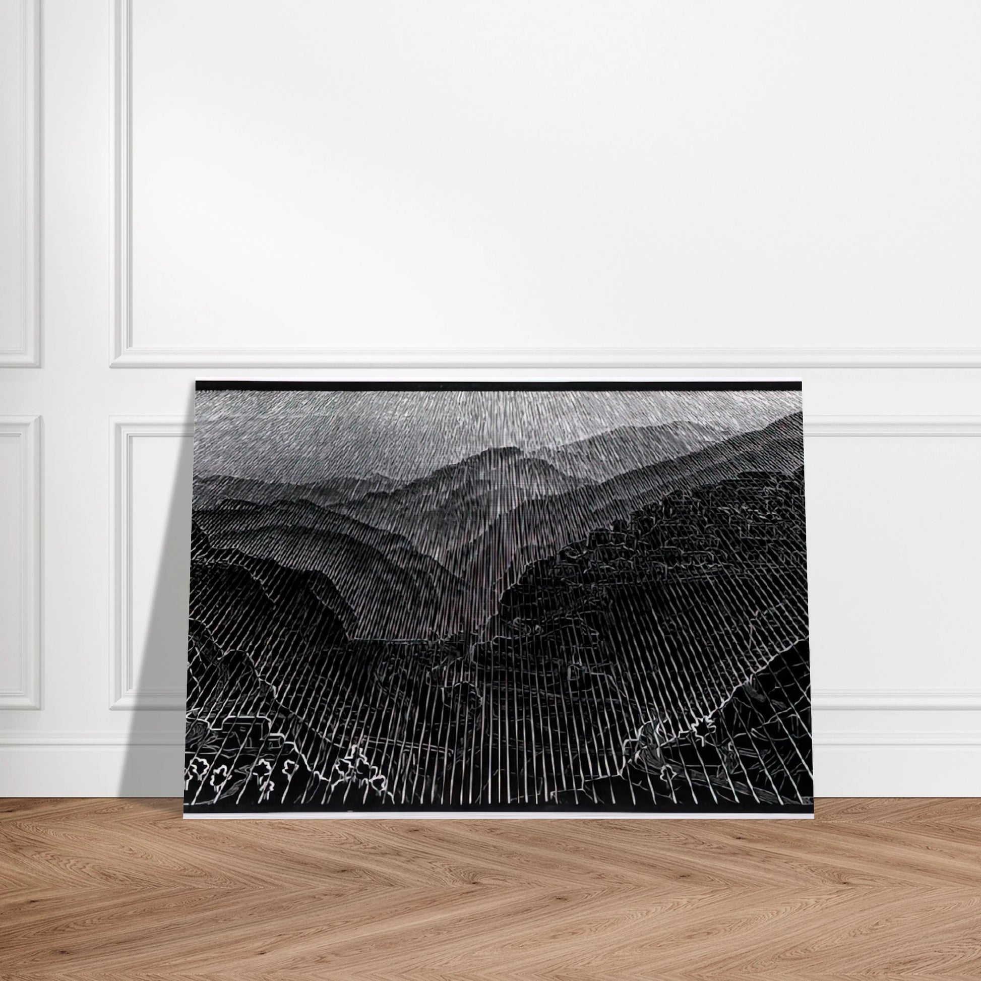 ROSSANO CALABRIA FEBRUARY 1931 1931 - MC Escher Brushed Aluminum Print - 70x100 cm / 28x40 inches | MC Escher Aluminum Print | MC Escher Prints