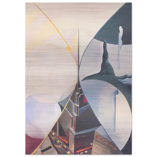 Il Grande X - 1931 Italy - Benedetta Cappa Brushed Aluminum Print - 70x100 cm / 28x40 inches | Benedetta Cappa Aluminum Print | Benedetta Cappa Prints