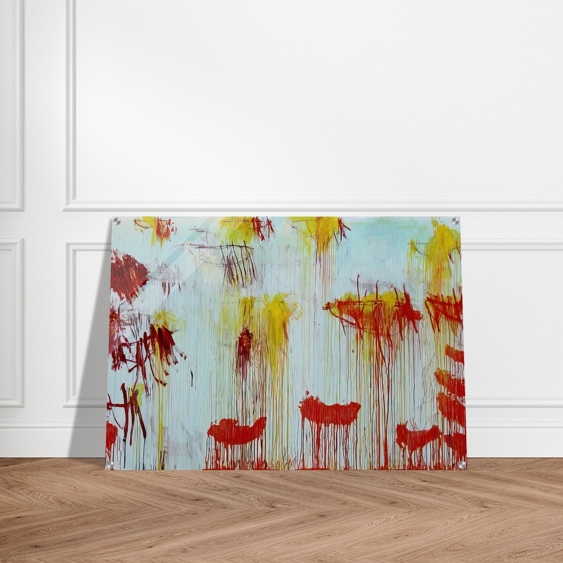 Lepanto, Part XI - Cy Twombly Acrylic Print - 70x100 cm / 28x40″ inches