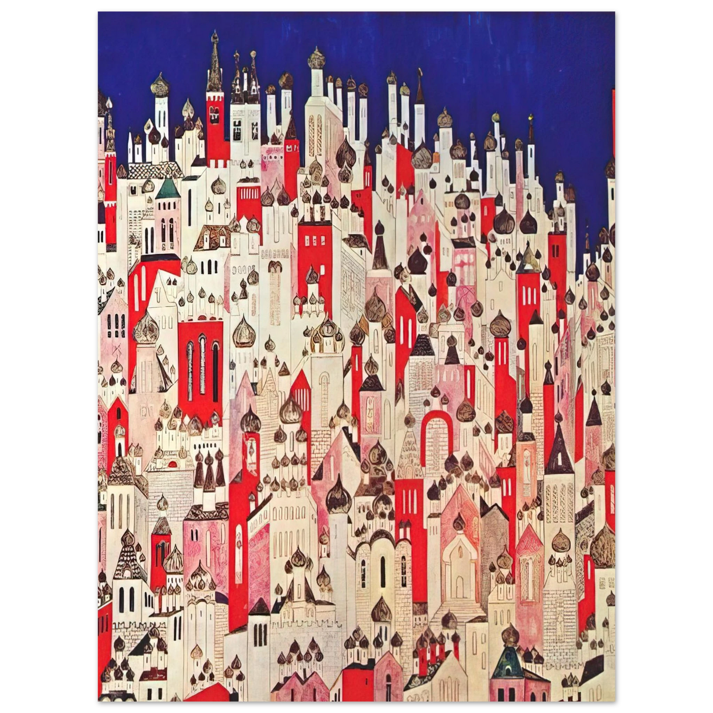 Natalia Goncharova - Design for final backcloth - 1926  75x100 cm / 30x40inches Fine Art Poster