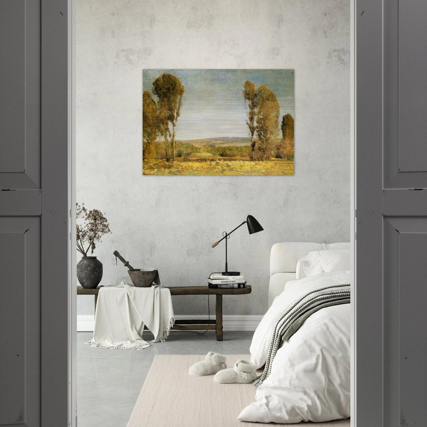 Golden Afternoon - Childe Hassam Brushed Aluminum Print - 70x100 cm / 28x40 inches | Childe Hassam Aluminum Print | Childe Hassam Prints