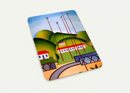 Palm Trees By Tarsila do Amaral Pack of 10 Post Cards | Tarsila do Amaral Post Cards | A6 (10.5 x 14.8 cm) - 4.1 x 5.8 inches