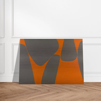 Magical Space Forms - 1962 - Lorser Feitelson Brushed Aluminum Print - 70x100 cm / 28x40 inches | Lorser Feitelson Aluminum Print | Lorser Feitelson Prints