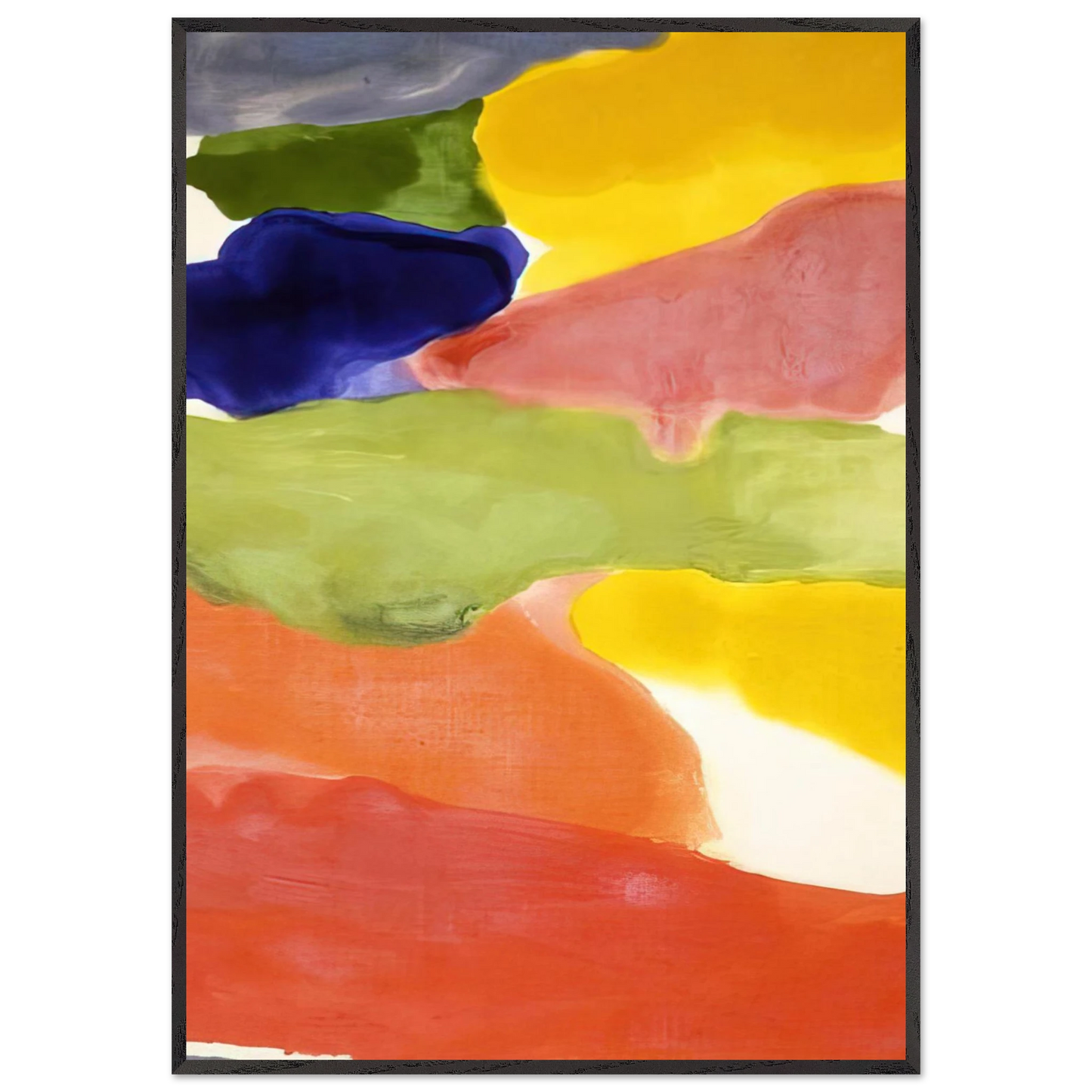 Helen Frankenthaler - Tutti-Fruitti - 1966 Wall art - 20x25 cm / 8x10 inches - Fine Art Poster-canvas - -