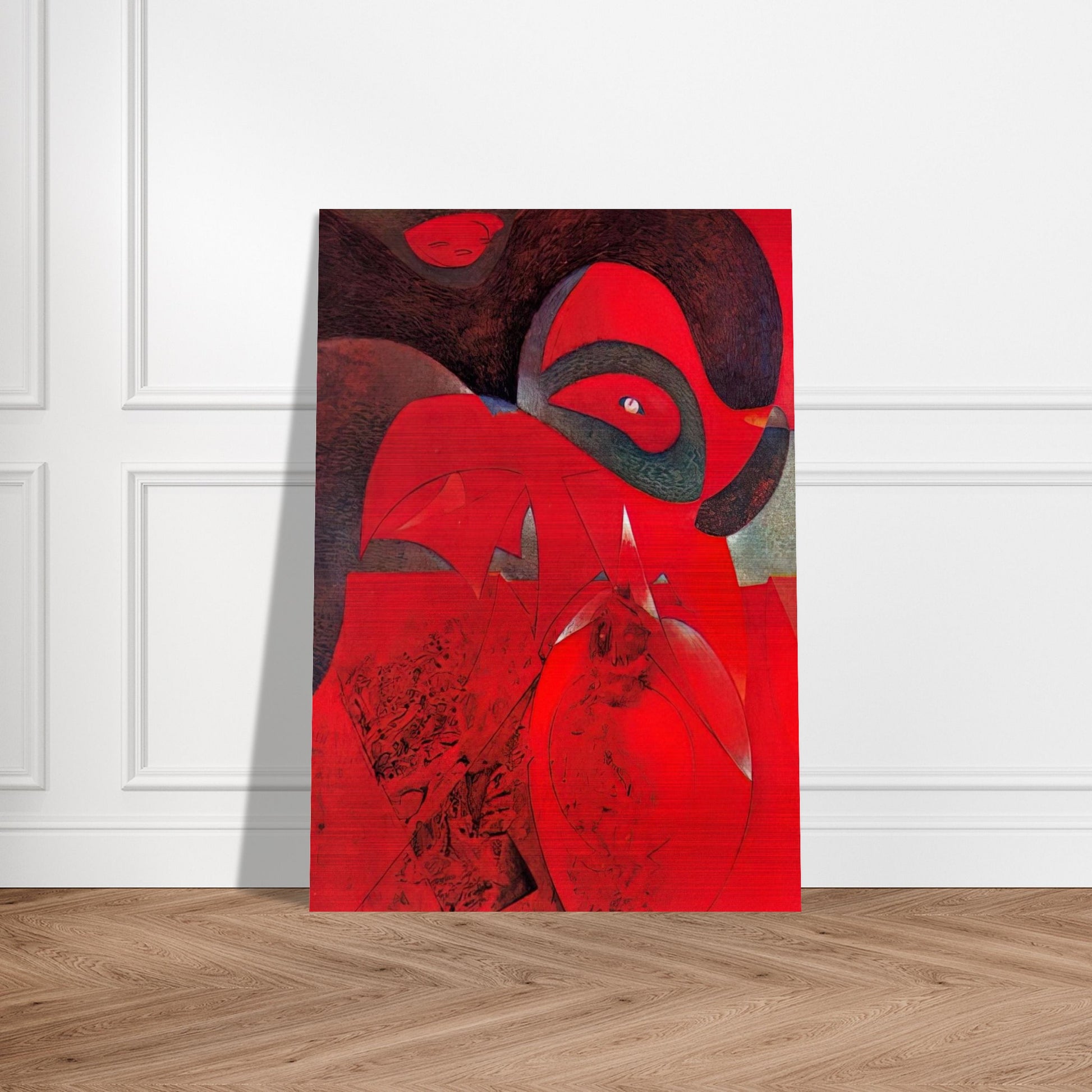 Compendium of the History of the Universe - Max Ernst Brushed Aluminum Print - 70x100 cm / 28x40 inches | Max Ernst Aluminum Print | Max Ernst Prints