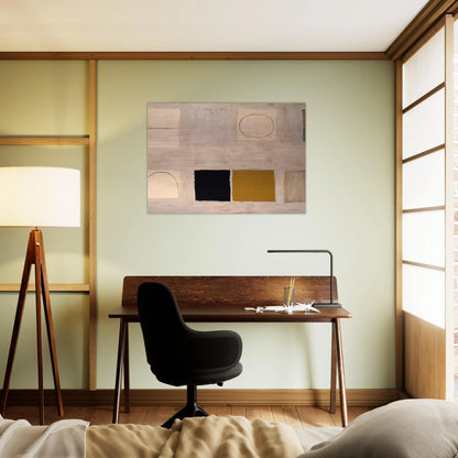 Morning in Mykonos - 1960 - William Scott Brushed Aluminum Print - 70x100 cm / 28x40 inches | William Scott Aluminum Print | William Scott Prints